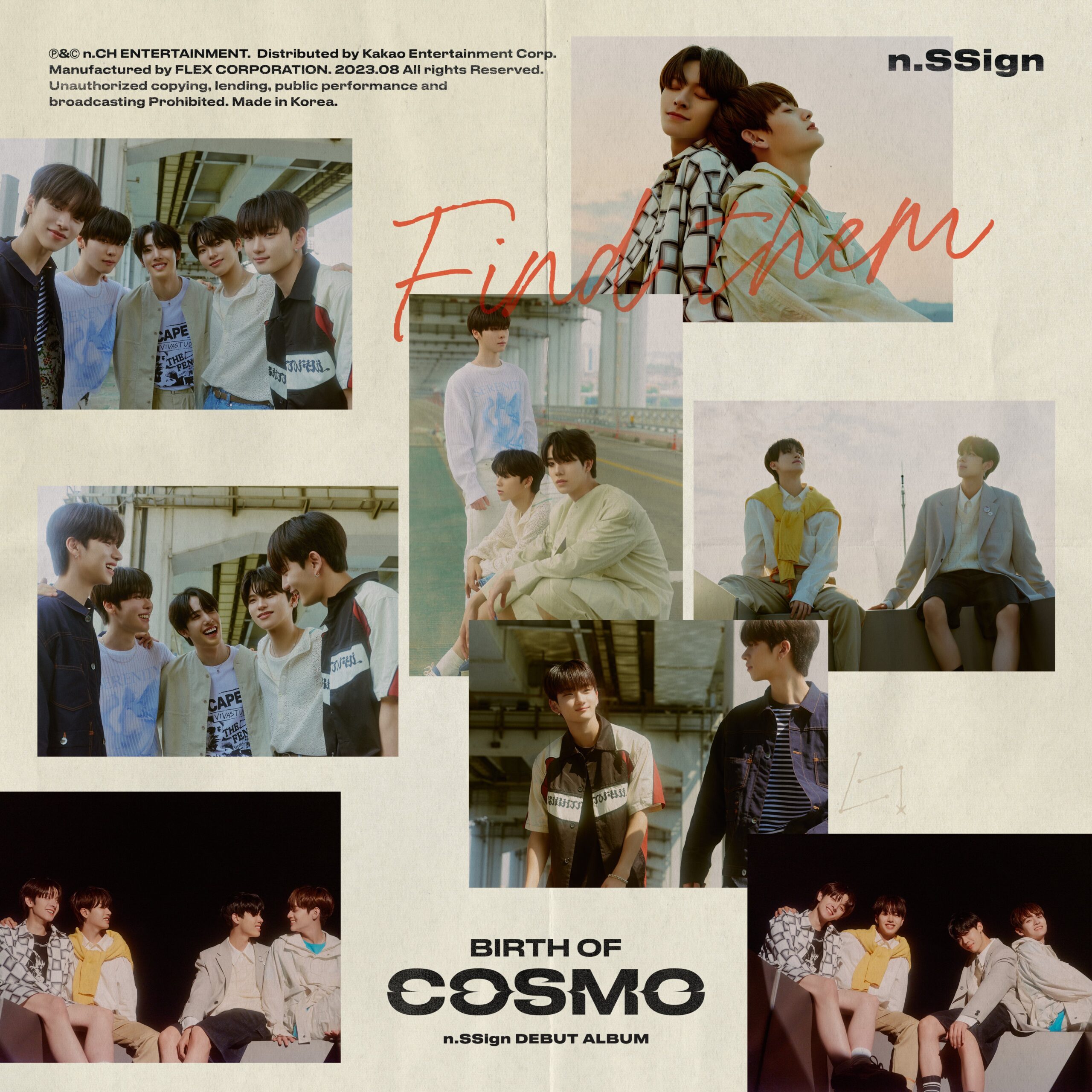 《n.SSign DEBUT ALBUM : ‘BIRTH OF COSMO’》 CONCEPT PHOTO C – Find them
